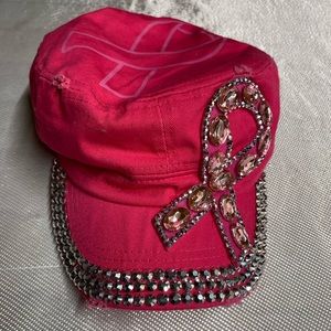 Ladies cap. Cancer awareness